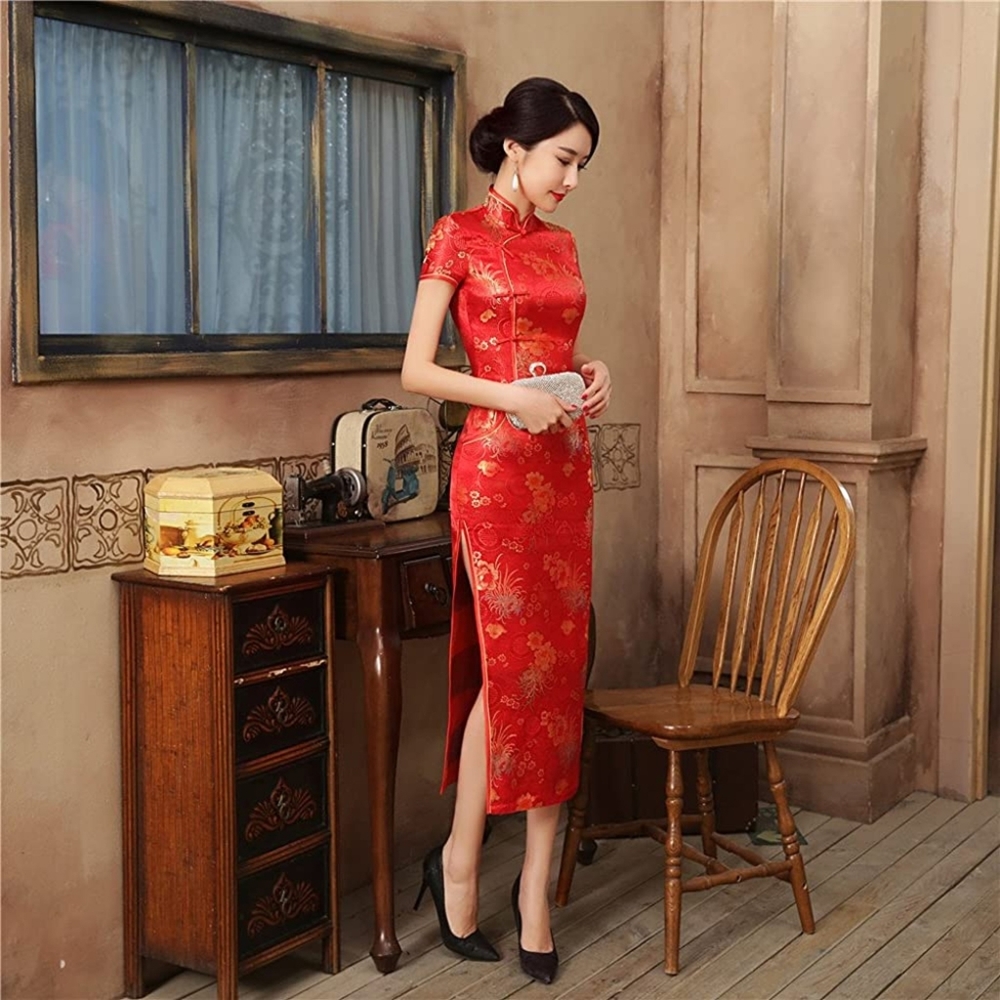 THE OLD ANCIENT LAOGUDAI | long cheongsam qipao dress
